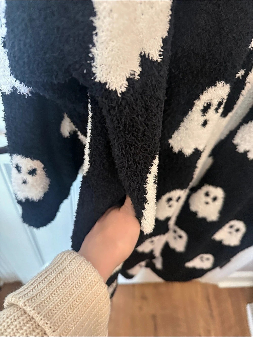 birdie Ghost Cardigan Black & White XL - Picture 3 of 8